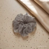 Grey gauze woven large intestine hair band hair accessory square towel set large intestine hair band fashionable accessory Application Scenario